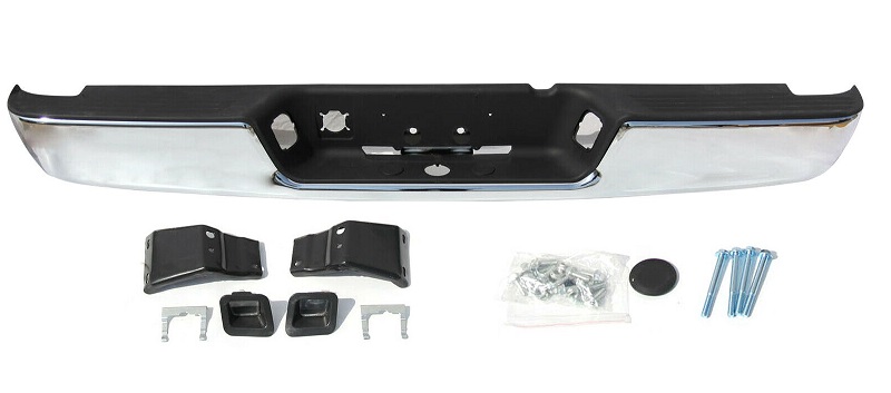 Chrome Plated Rear Bumper w/Brackets 02-09 Dodge Ram